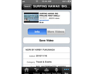 Easy to use save feature while-you-watch Easy to use save feature while-you-watch