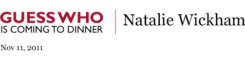 Guess Who is Coming to Dinner - Natalie Wickham Guess Who is Coming to Dinner - Natalie Wickham