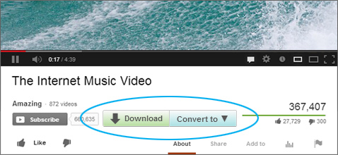 Download and convert videos from YouTube