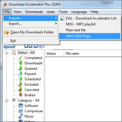 Downloading multiple files from a Web page with DAP