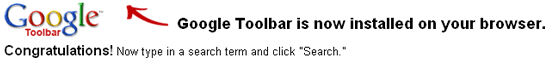 Google Toolbar Installed