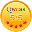 DAP - 5 stars award in Qweas
