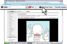 Click the flashing Speedbit Video Downloader and Converter Download video button.