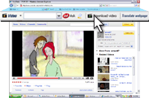 Click the flashing SPEEDbit Video Downloader and Converter Download video button.