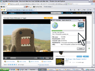 Click Save, and your video downloads to your computer.