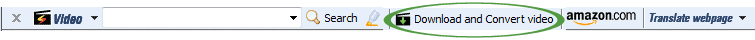 SPEEDbit Video Downloader and Converter toolbar - Firefox and Internet Explorer