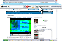 Click the flashing SPEEDbit Video Downloader and Converter Download video button.